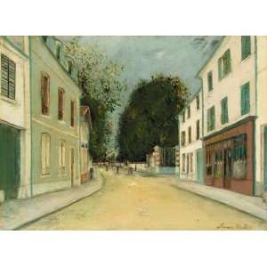   Maurice Utrillo   24 x 18 inches   The Sannois stre