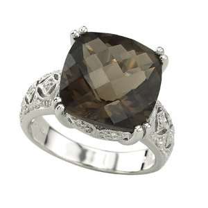  Smoky Topaz & Diamond Ring Samuel David Jewelry