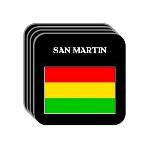  Bolivia   SAN MARTIN Set of 4 Mini Mousepad Coasters 