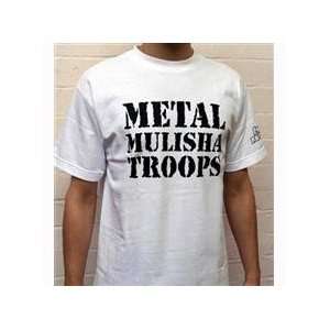  Metal Mulisha Troops T Shirt Color Black Size Medium 