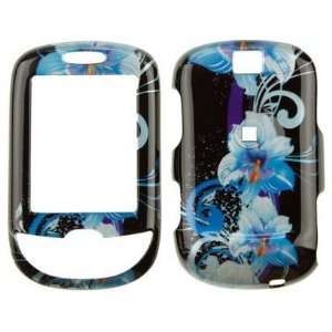   Cover Case Blue Flower For Samsung Smiley Cell Phones & Accessories