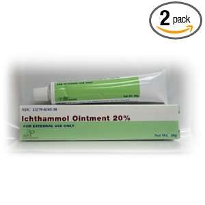  ICHTHAMMOL DRAWING SALVE OINTMENT 1 OZ TUBE (Pack of 2 