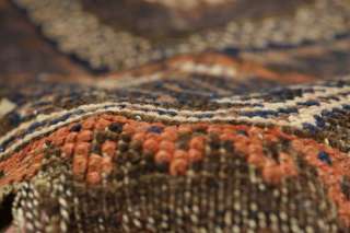 Pre 1900 Antique Shirvan Persian Wool Handmade Oriental Area Rug 
