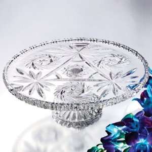  ALESSANDRA FOOTED CAKE PLATE CENTERPIECE
