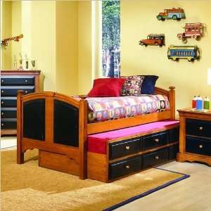  Homelegance Alexander Solid Hardwood Trundle Bed in Cherry 