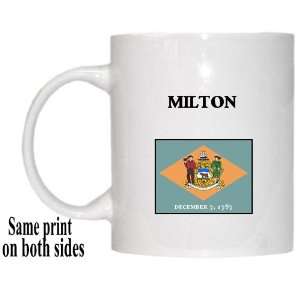  US State Flag   MILTON, Delaware (DE) Mug 