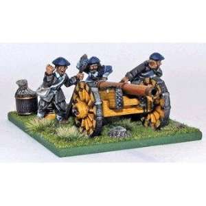    28mm Pike & Shotte Scots Saker Cannon + Crew Toys & Games