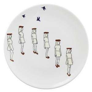  december side plate by alyson fox for ink dish Kitchen 