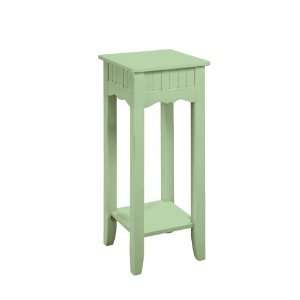   Powell Color Story Plant Stand with Shelf, Sage Green