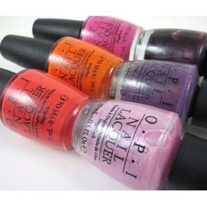   OPI Holland Collection 6 Pc Reds / Pinks Full Size Spring 2012 Beauty