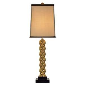 Currey & Company 6142 Debonair 1 Light Table Lamps in Antique Brass 