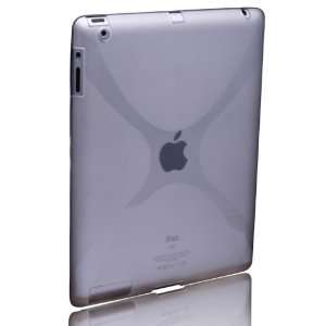   TPU Skin Cover Case For Apple iPad 2 WIFI 3G + Screen Protective Film