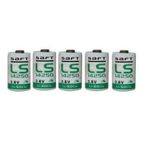  Saft LS14250 (5) Pack Lithium 3.6V Batteries Electronics