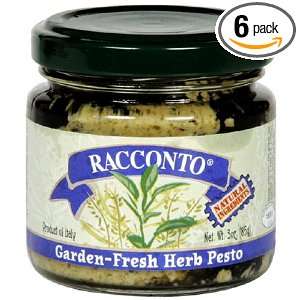 Racconto Garden Fesh Herb Pesto, 3 Ounce Grocery & Gourmet Food