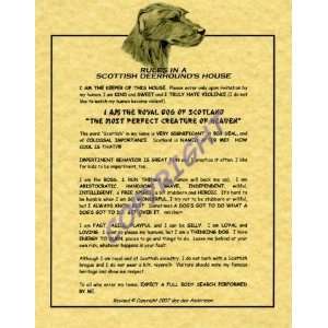  Rules In A Scottish Deerhounds House