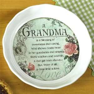  Abbey Press A Grandma Is A Blessing Decorative Ceramic Pie 