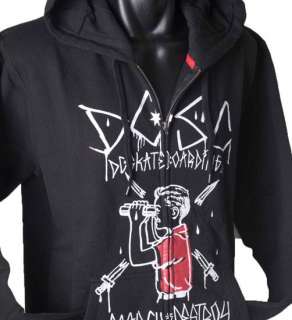 DC shoes mens S&D zip hoodie jacket jumper Black or Grey  