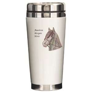  Morgan Horse Horse Ceramic Travel Mug by  
