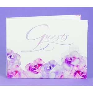  Watercolor Flowers Guest Book, Pers