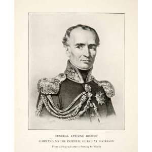  1900 Print General Antoine Drouot Imperial Guard 