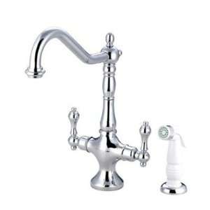 Elements of Design ES1771AL Heritage Two Handle Kitchen Faucet with 