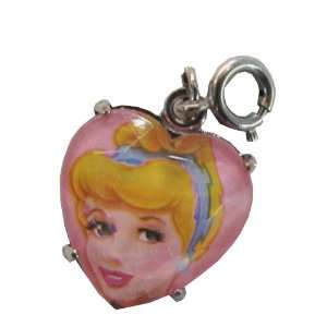  Disneys Princess Gem Heart Charms (Cinderella) Jewelry