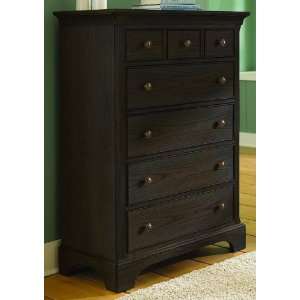 American Drew Ashby Park Drawer Chest in Peppercorn 