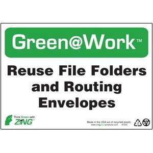    Reuse File Folders & Routing Envelopes Sign