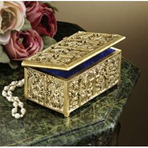  Solid Brass Cathedral Reliquary Box