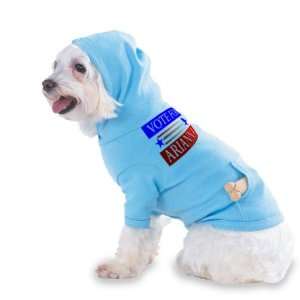  VOTE FOR ARIANNA Hooded (Hoody) T Shirt with pocket for 