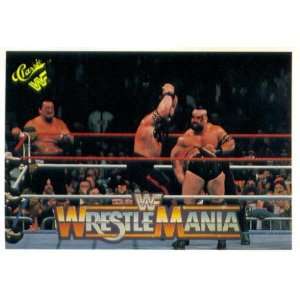 1990 Classic WWF Series 2 History of WrestleMania Wrestling Card #74 