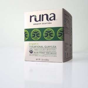 Runa Traditional Guayusa   pyramid infusers (15)  Grocery 