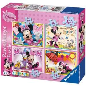  Ravensburger Minnie Mouse 4 in a Box Puzzles Toys & Games