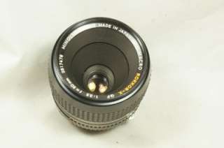 Minolta MC Macro Rokkor X QF 50mm 3.5 Manual Focus lens  