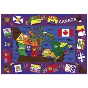  Joy Carpets Flags of Canada Area Rug, 7.8 x 10.9 ft.