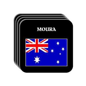  Australia   MOURA Set of 4 Mini Mousepad Coasters 