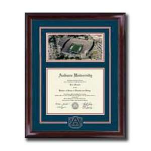  Auburn Tigers #13 Stadium Diploma Frame