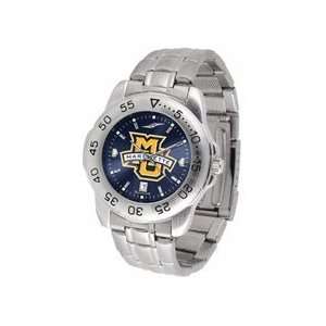  Marquette Golden Eagles Sport Steel Band Ano Chrome Mens 