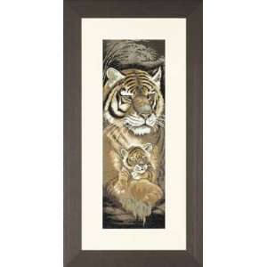   (Tiger and Child), Cross Stitch from Lanarte Arts, Crafts & Sewing