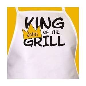  King of the Grill Personalized Grilling Apron for Him 