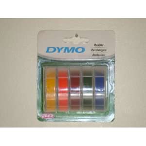  Dymo 3D Embossing Tape 5 Pack Refills