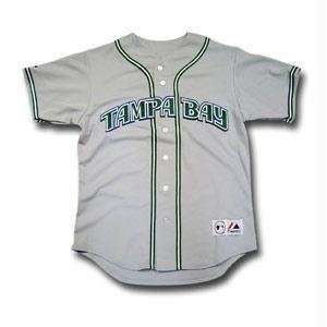  Tampa Bay Devil Rays MLB Replica Team Jersey (Road) (Small 