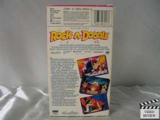 Rock A Doodle VHS Glen Campbell; Don Bluth 026359070136  
