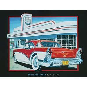  Route 66 Diner by Don Stambler 11 X 14 Poster