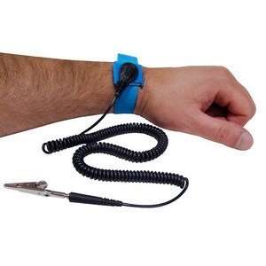 Desco Wrist Strap & 6 Ground Cord 4mm Snap Blue 1 MOhm  