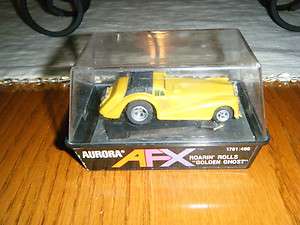 VINTAGE AURORA AFX 1973 ROARIN ROLLS GOLDEN GHOST 1781400 WITH CASE 