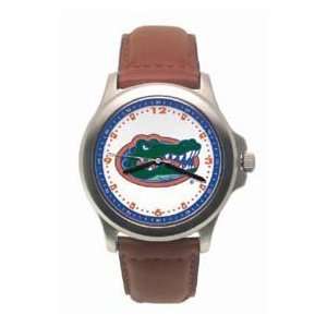  Florida Gators Mens Rookie League Leather Strap Watch 