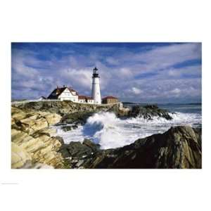 Portland Head Lighthouse, Cape Elizabeth, Maine, USA Poster (24.00 x 