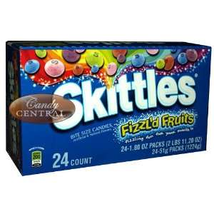 Skittles Fizzld Fruits Singles (24 Ct) Grocery & Gourmet Food