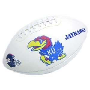  Kansas Jayhawks KU NCAA Full Size Embroidered Football 